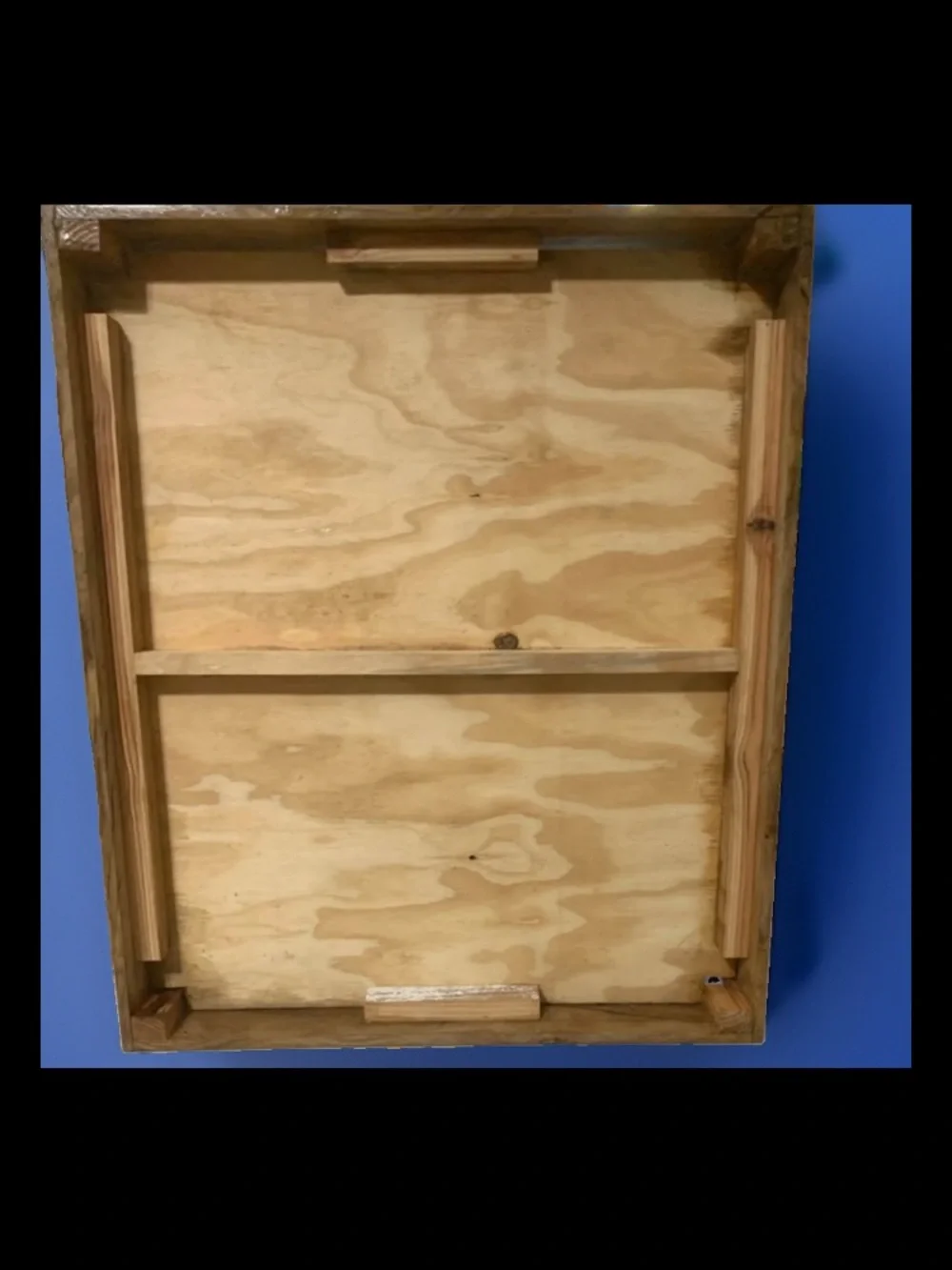 Large Dog Bed Stand  - Solid Wood, Like New